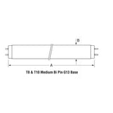 10PK - USHIO G40T10 39.5W Germicidal Low Pressure Ultraviolet Lamps_1