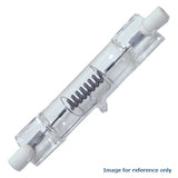 USHIO 1000471 - FAD FAD, JPD120V-650WC 650w 80mm Long R7s Double Ended Stage Bulb - BulbAmerica