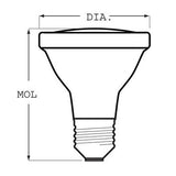 GE CMH 39W PAR20 Narrow Spot HID Ceramic Metal Halide HID lamp - BulbAmerica