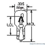 GE  24 - 3w 14v wedge base Automotive Light Bulb_2