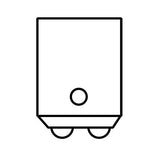 GE 27004 1176 - 17w S8 BA15d 12.8v Miniature Automotive Light bulb_2