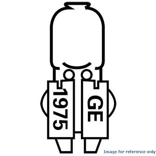 GE  1968 - 25w 28v Quartzline T3 Double Slide Base Bulb