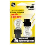 GE  3157 - Long Life 27w 12.8v S8 Automotive Lamp - 2 Bulbs