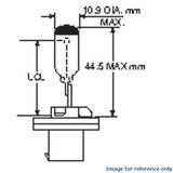 GE 880 - 27w 12.8v T3.25 PG13 Base Automotive Miniature Bulb_1