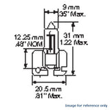 GE H2-55 - 62w/13.2v T3.5 X511 Base Automotive Miniature Bulb - BulbAmerica