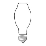 GE 100w 120v Edison BT14.5 Halogen bulb - BulbAmerica