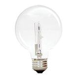 GE 82141 60w G25 2850K E26 CC-8 Frost 120v Long Life Reveal Halogen Globe Bulb