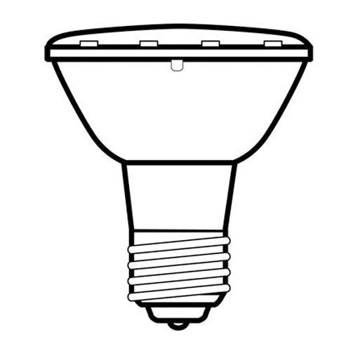 GE 50w 110v PAR20 Sp10 halogen bulb