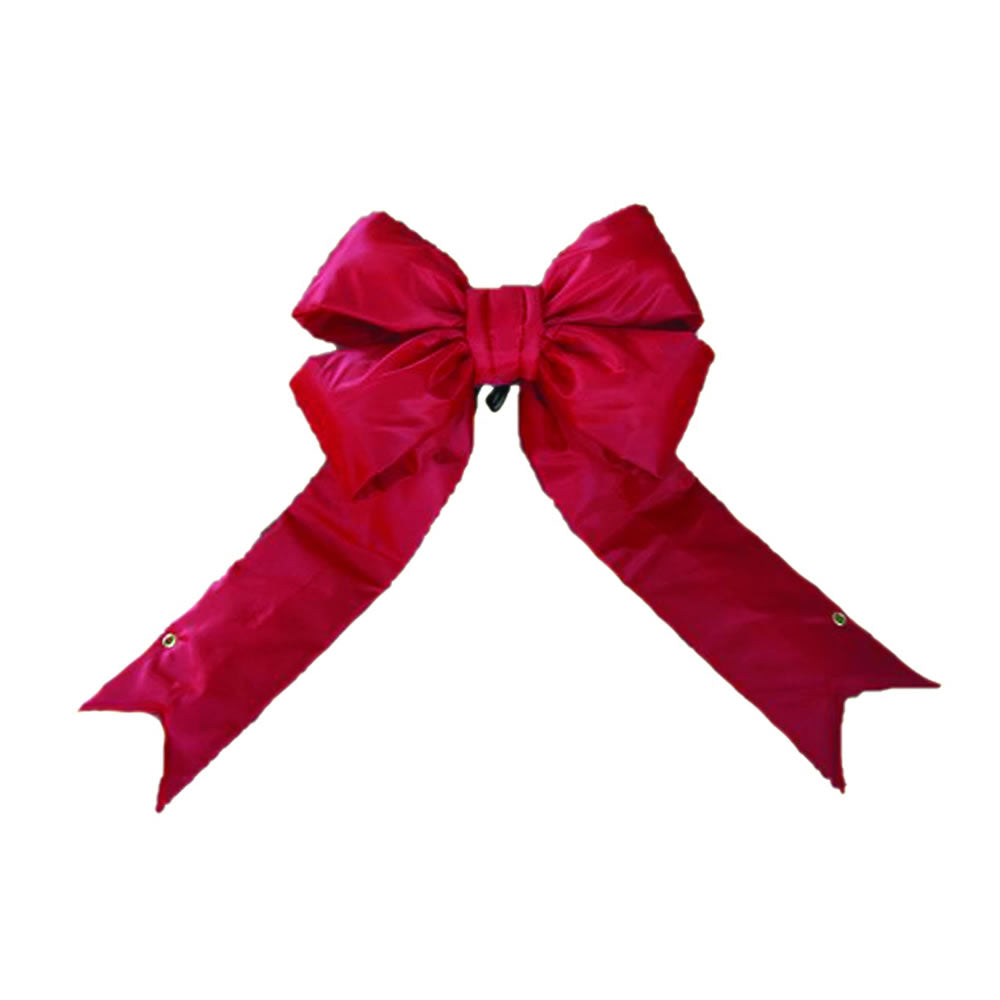 24" x 30" Red Nylon Outdoor Bow 7" Size