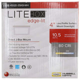Current 4-in Square Low Profile Surface Mount 3500K 80CRI Direct J-Box Mount_1