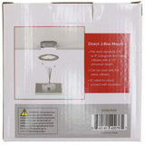 Current 4-in Square Low Profile Surface Mount 3500K 80CRI Direct J-Box Mount_2