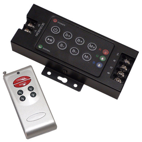 12v 8-key 3 channel LED controller with RF remote