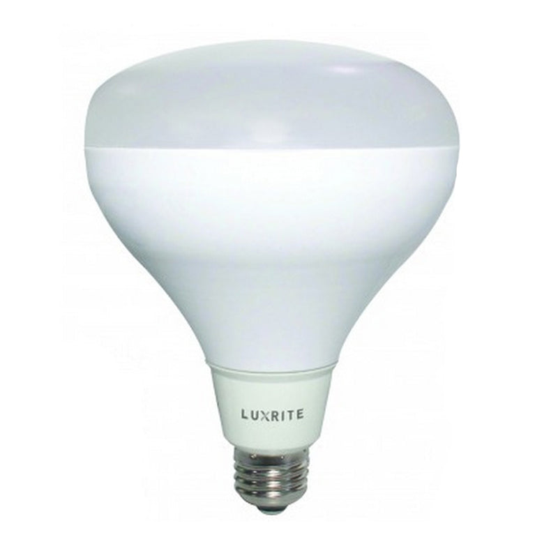 Luxrite 15W BR30 Dimmable LED Cool White 4000K Light Bulb