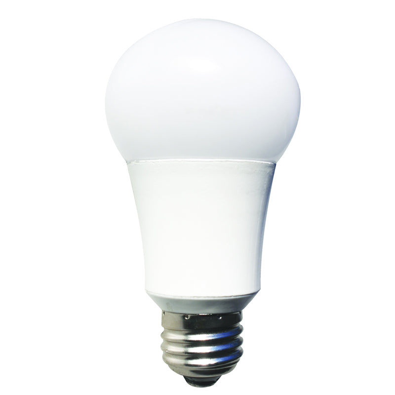 Luxrite 12w A-Shape A19 3000k E26 Flood 180 Frost LED Light Bulb