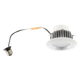 LUXRITE 9W 5000K 4" E26 Dimmable LED Retrofit Downlight Round Trim Light Bulb_2