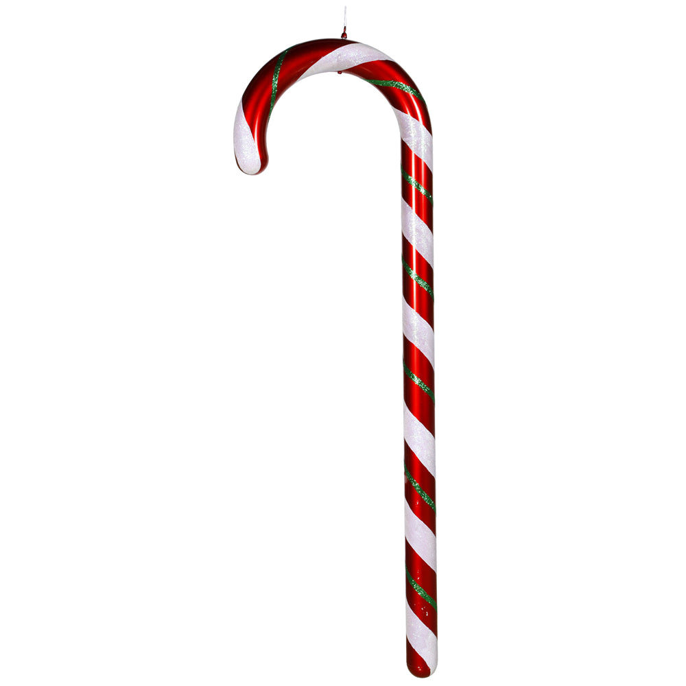 60" Candy Cane Red-White-Green