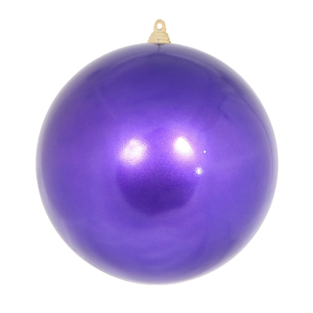 6" Purple Candy Finish Ball Ornament