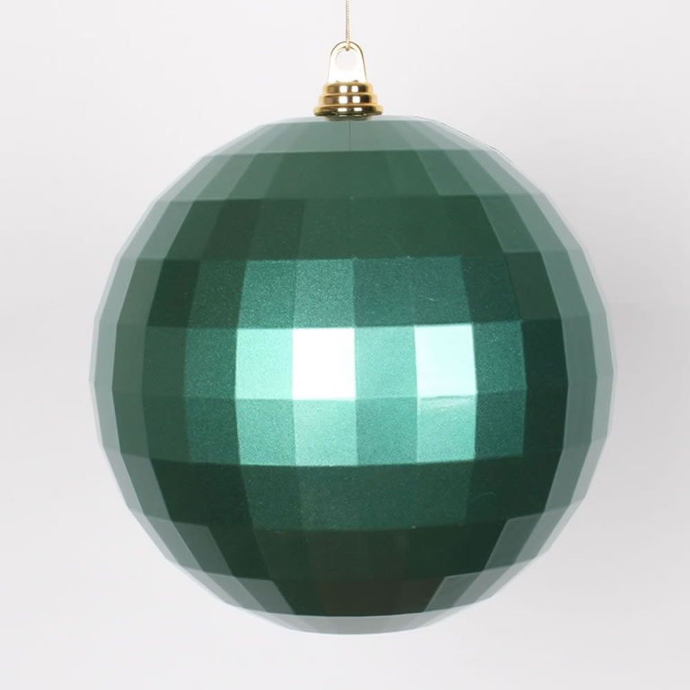 10" Emerald Candy Mirror Ball Ornament