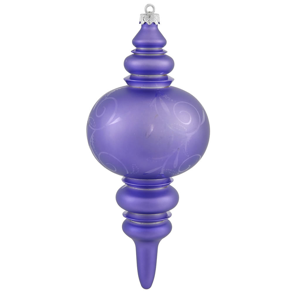 12.5"PurpleUV Matte Gloss Lantern Finial