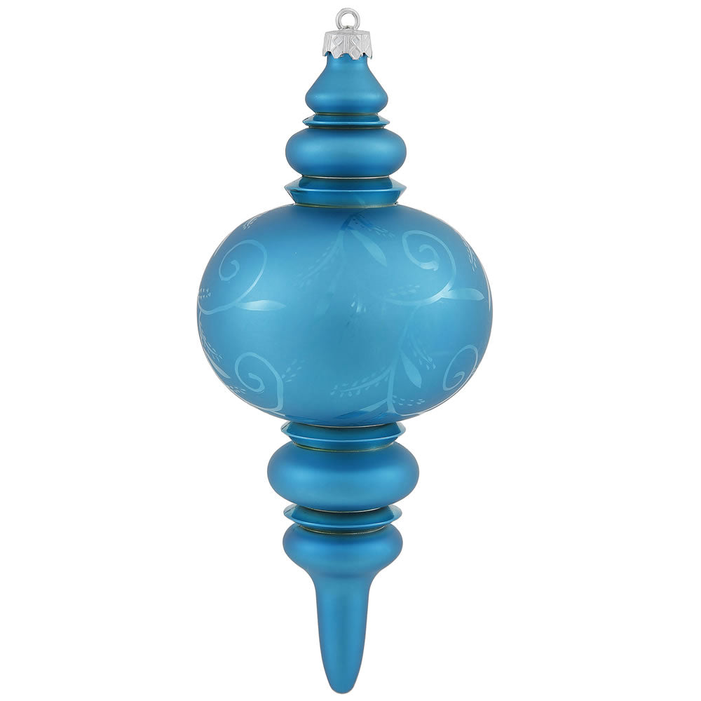12.5"Turquoise UV Matte Lantern Finial