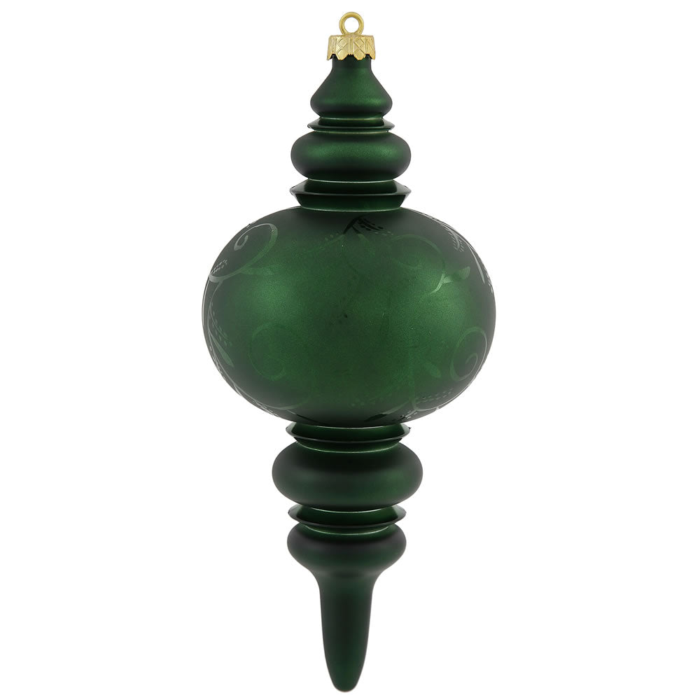 12.5"Emerald UV Matte Lantern Finial