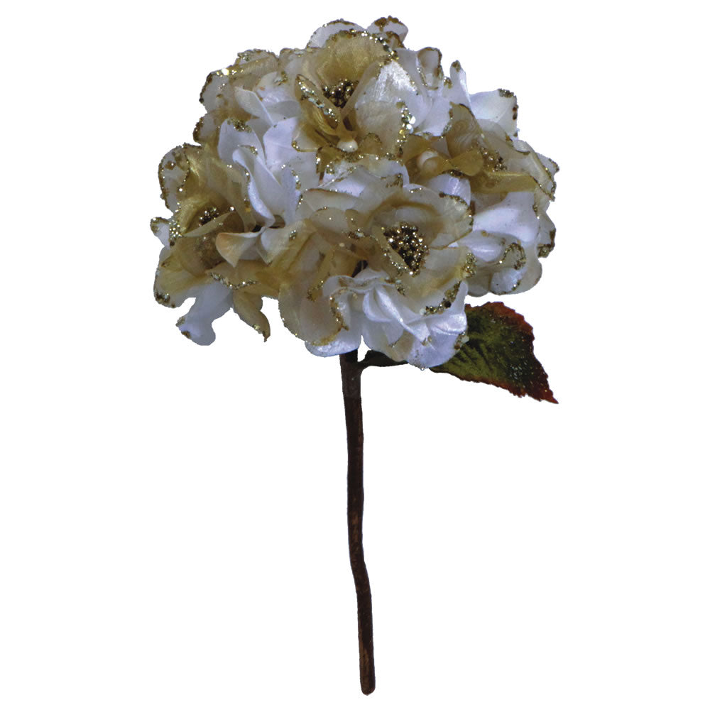 29" Cream Velvet Hydrangea 7" Flower