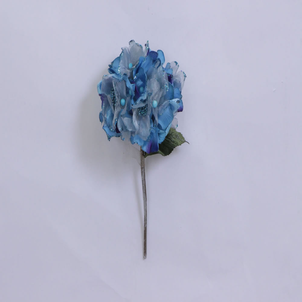 29" Aqua Velvet Hydrangea 7" Flower