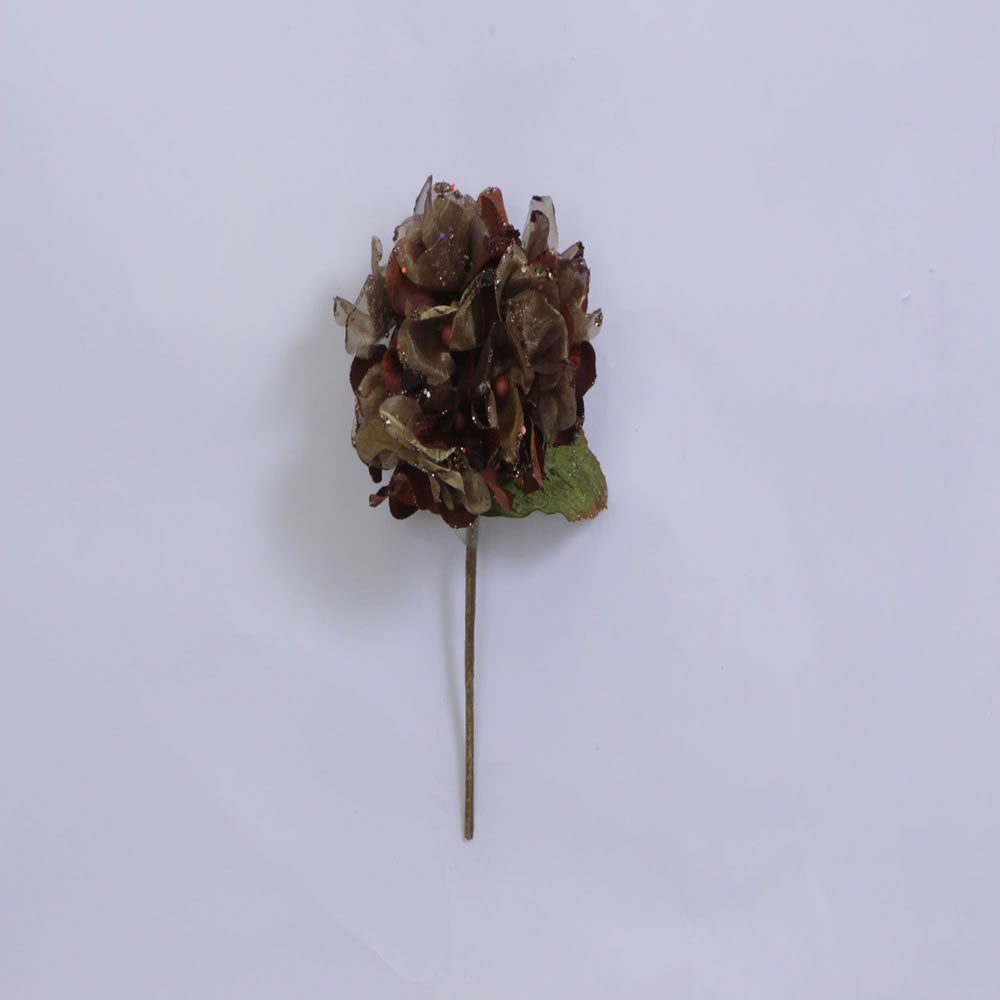 29" Copper Velvet Hydrangea 7" Flower