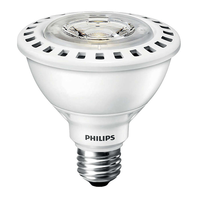 Philips Crisp White 12.5W PAR30S LED 3000K White light Spot Black Bulb