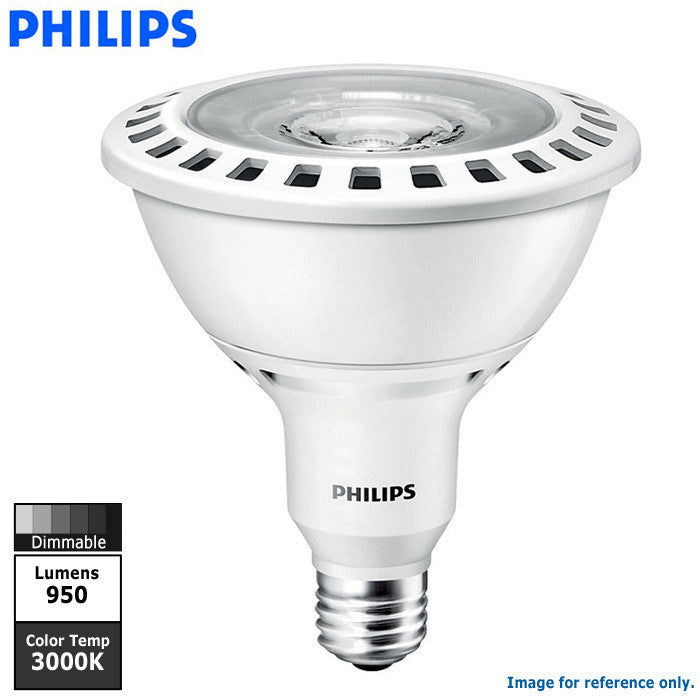 Philips 13w 120v PAR38 FL36 White 3000k Airflux Technology LED Light Bulb
