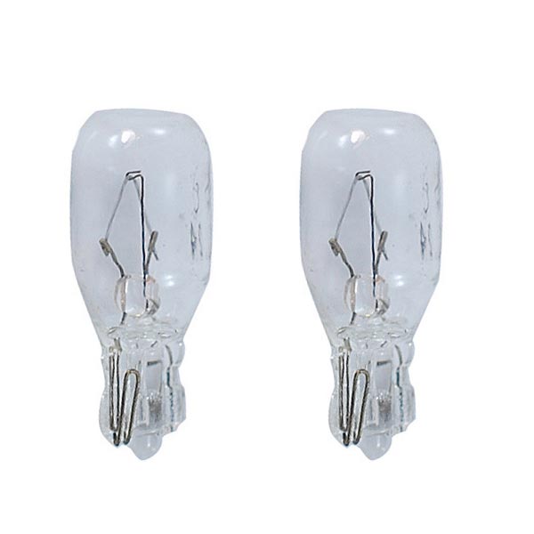 2pk Philips - 3.36w 14v wedge W2X4.6D base Automotive Light Bulb