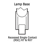 OSRAM R7s/RX7s and RSC Ceramic Socket Lamp Holder - 12inch Lead_3