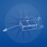24Pk - Nicor 4-in Round White Canless 2700K LED Downlight - BulbAmerica