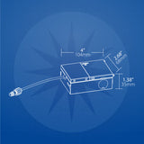 Nicor 4-in Round Nickel Canless 4000K LED Downlight - BulbAmerica