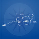 Nicor REL Selectable 4-in White Remodel LED Downlight Kit - BulbAmerica