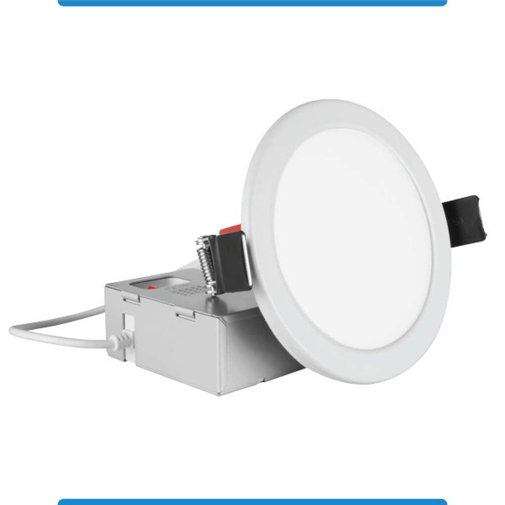 4 in. White Fire-Rated LED Downlight Remodel Kit