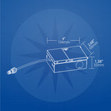 16Pk - Nicor EL Series 6-in Round White Canless 4000K LED Downlight - BulbAmerica