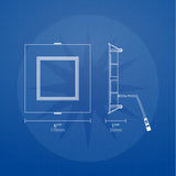 Nicor - REL61120SQRWH-16PK - BulbAmerica