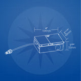 16Pk - Nicor RELSR 6-in Square Selectable Regressed LED Remodel Downlight - BulbAmerica