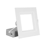 Nicor RELSR 6-in Square Selectable Regressed LED Remodel Downlight