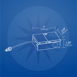 Nicor REL Selectable 6-in Black Remodel LED Downlight Kit - BulbAmerica
