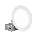 Nicor RELSR 6-in Round Selectable Regressed LED Remodel Downlight