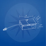Nicor RELSR 6-in Round Selectable Regressed LED Remodel Downlight - BulbAmerica