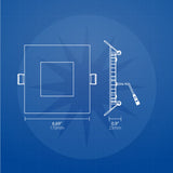Nicor - REL61120SSQWH-16PK - BulbAmerica