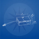 Nicor 8-in Round White Canless 2700K LED Downlight - BulbAmerica