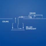 16Pk - Nicor 8-in Round White Canless 3000K LED Downlight_1