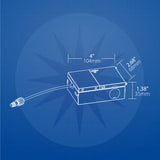 Nicor 8-in Round White Canless 4000K LED Downlight - BulbAmerica