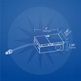 Nicor REL Selectable 8-in Black Remodel LED Downlight Kit - BulbAmerica