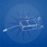 16Pk - Nicor REL Selectable 8-in White Remodel LED Downlight Kit - BulbAmerica