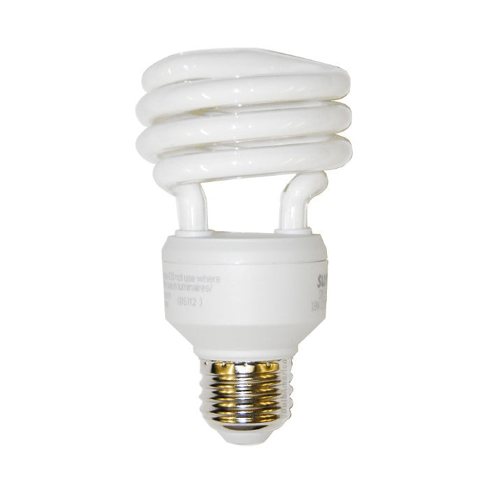 Sunlite 18w 120v Super Mini Twist 6500k Daylight Fluorescent Light Bulb